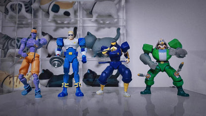 52toys Captain Commando 1/18 Figure Mack The Knife Ginzu The Ninja Baby Head Arcade Game Action Doll Toy Birthday Gifts Hot