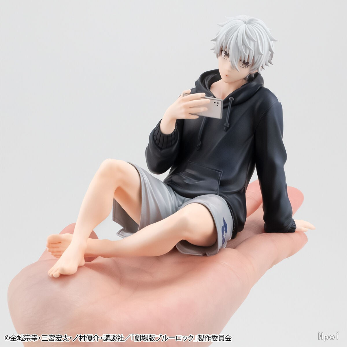 BLUE LOCK Bonecos de Ação Nagi Seishiro Figura de Anime Sentado Estatueta de PVC Modelo Colecionável Brinquedos de Boneca para Crianças Presentes