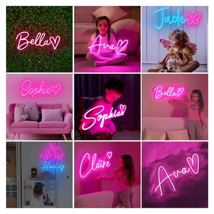 Custom Neon Sign Private Dimmable LED Light for Family Birthday Bar Wedding Party Company Business Logo Neon Sign Night Lights