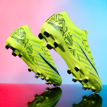 New Men Football Boots Futsal High-quality Mid-top Soccer Shoes Match Non-Slip Cleats Sneakers Indoor Hot-selling FG/TF