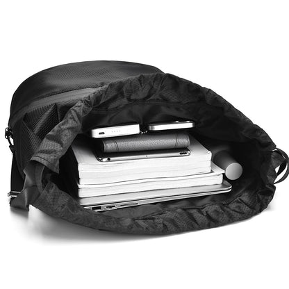 [Mochila Esportiva de Yoga e Fitness] Mochila Esportiva com Cordão de Grande Capacidade - Bolsa de Basquete e Futebol para Esportes ao Ar Livre
