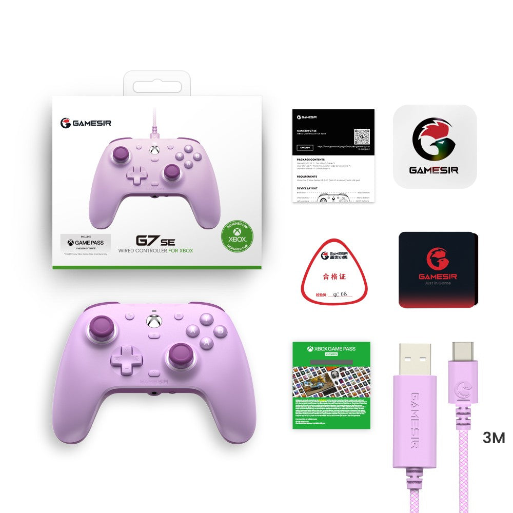 GameSir G7 SE Xbox Wired Gamepad Game Controller for Xbox Series X, Xbox Series S, Xbox One X | S, with Hall Effect Joystick