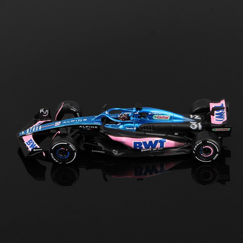Bburago 1:43 Alpine F1 Team A524 2024 Liga Carro Miniatura Diecast Modelo #10 Pierre Gasly #31 Esteban Ocon Brinquedo Colecionável