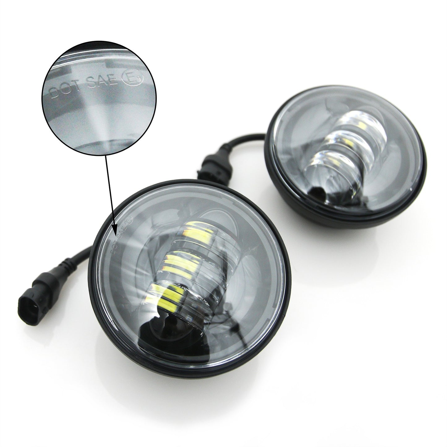 para iluminação auxiliar Harley Suportes de iluminação auxiliar farol de neblina para Harley CVO Street Glide FLHX 2006-2020 Peças de quadro