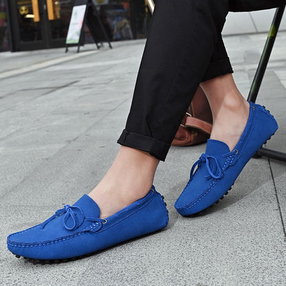 Fashion Men Shoes Genuine Leather Casual Summer Shoes Classic Mens Loafers Elegantes Slip On Flats Plus Size 49 Male Driving