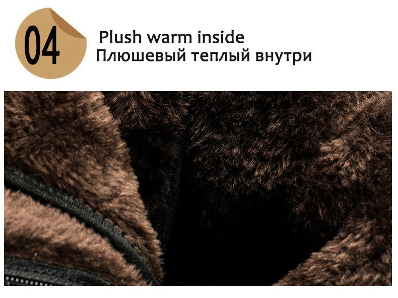 Botas de Couro Genuíno Masculinas de Cano Curto Botas Masculinas de Inverno de Couro com Pelo Quente para Exército Caça Sapatos Masculinos Botas Casuais Pretas