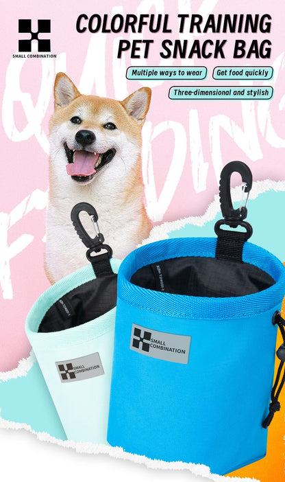 Bolsa para lanche de cachorro SMALL COMBINATION portátil para treinamento de cachorro, bolsa para lanche de cachorro para coleira, lanches para animais de estimação ao ar livre, bolsa de cintura com prêmios XZH-T24001-1