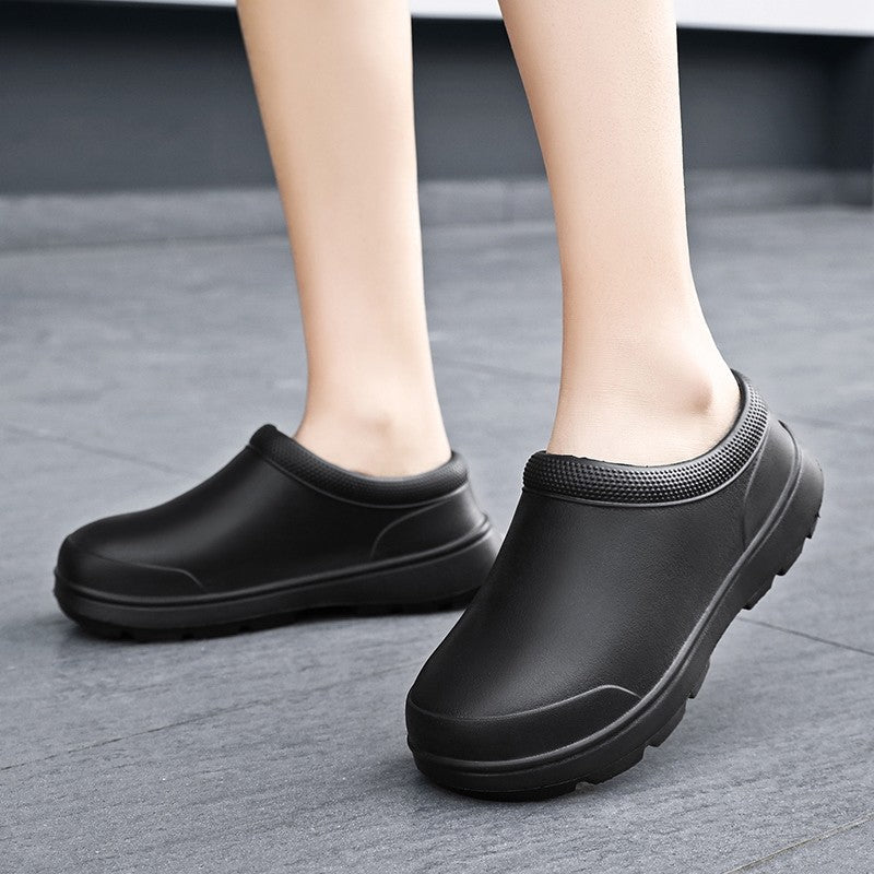 2025 New Style Men Women EVA Chef Shoes Non-slip Waterproof Oil-proof Shoes Comfortable Workers Slippers  Outdoor Fishing Shoes