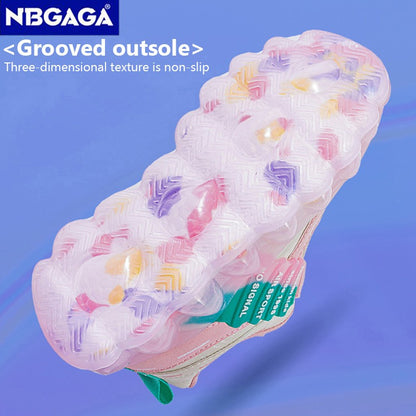 New Anti-skid Leather Kids Sneakers for 5-16Years Girls Casual Walking Footwear Non Slip Children Boys Sport Running Sneaker