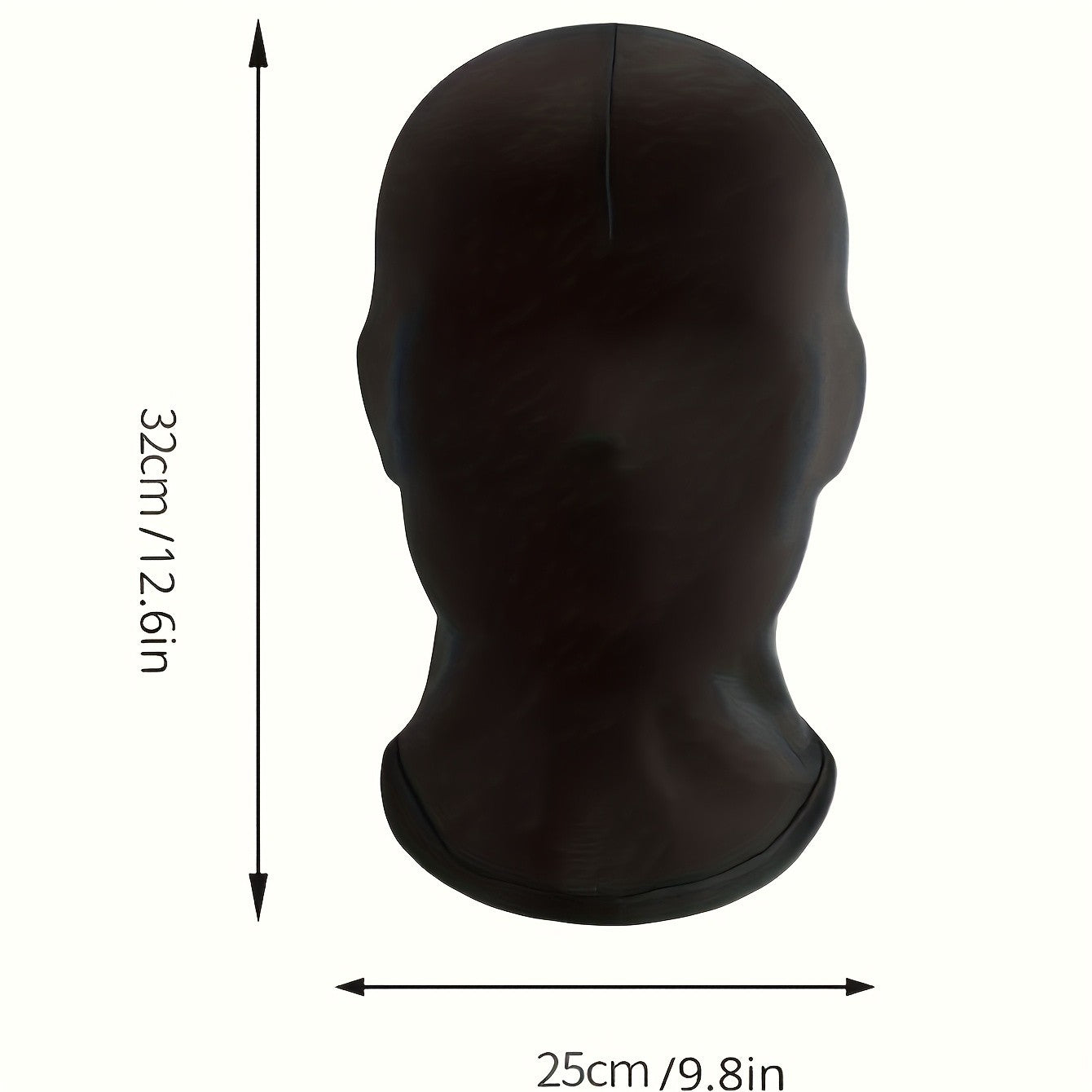 Unisex full face spandex mask, Halloween mask costume character dark cosplay masquerade party social phobia privacy protection