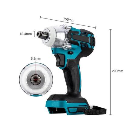 Conjunto combinado de esmerilhadeira angular elétrica sem escova de 125mm de 18V para parafusadeira de impacto e ferramenta elétrica Makita