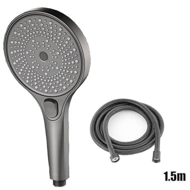 Chuveiro de tela grande com 3 modos de velocidade, acessórios portáteis para chuveiro, suprimentos de banheiro, kit completo de acessórios de chuveiro