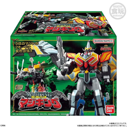 Bandai Mahou Sentai Magiranger Deus Demônio Brinquedos de Modelo Original Majiking Action Figure para Crianças Colecionáveis Shokugan