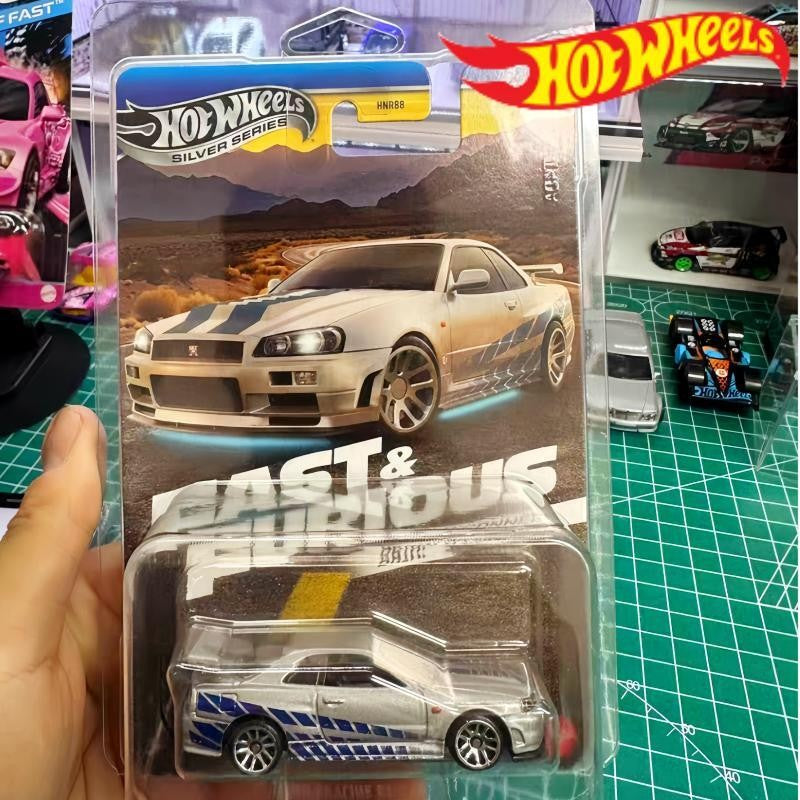 Hot Wheels Velozes e Furiosos Hnr88 Series Liga Modelo de Carro 1/64 Toyota Subaru Mitsubishi Simulação Carros Modelo Brinquedo Presente de Aniversário Menino