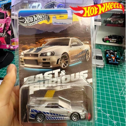 Hot Wheels Velozes e Furiosos Hnr88 Series Liga Modelo de Carro 1/64 Toyota Subaru Mitsubishi Simulação Carros Modelo Brinquedo Presente de Aniversário Menino