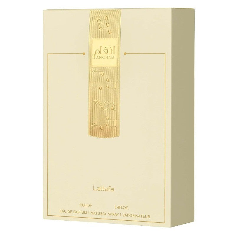 Lattafa Angham Eau de Parfum Spray for Unisex 100ml Original Arab Perfumes Lasting Oriental Vanilla Pheromone Perfume Cologne