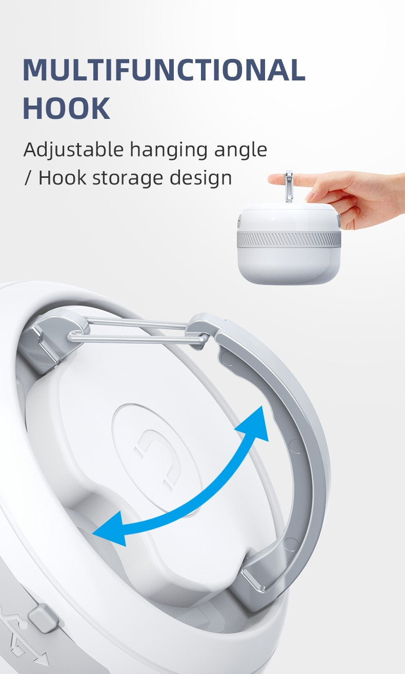 NATFIRE LV10 Rechargeable LED Camping Lantern Up to 230 Hours Camping Lighting Fixture Portable Emergency Light with Magnet Base