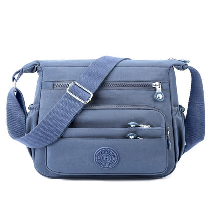 Lightweight Nylon Chic Crossbody Bag for Women Adjustable Strap, Multi-Pocket Design for Travel, Shopping, Dates & School