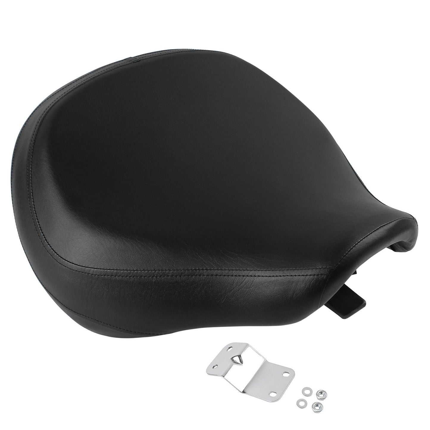 Almofada de assento de motocicleta preta, banco dianteiro e traseiro do passageiro para Suz-uki Volusia VL800 2001 2002 2003 2004 VL 400 800