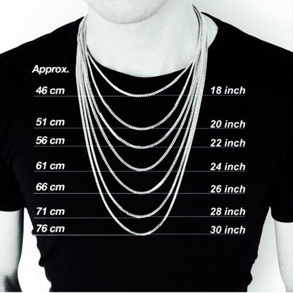 COLAR HNSP DE AÇO INOXIDÁVEL PRATA TORCIDO TIPO CORDÃO PARA HOMENS Mulheres HIP HOP PUNK Acessórios de Joias 3/4/5/6/8MM de Espessura
