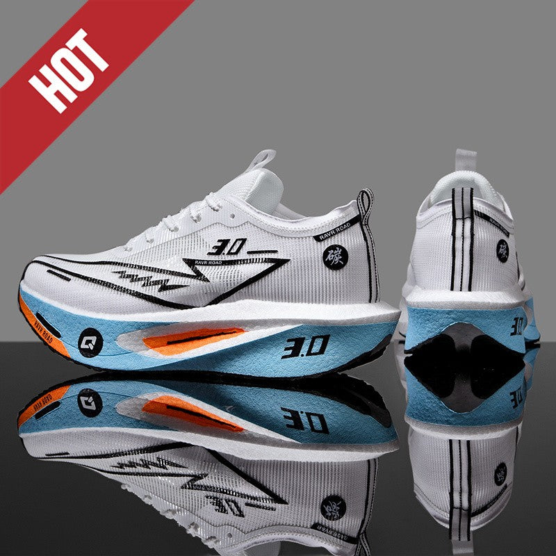 NEW Running Shoes Men Sports Marathon Carbon Plate Breathable Lightweight Women Comfortable Athletic Leisure Sneakers Footwear