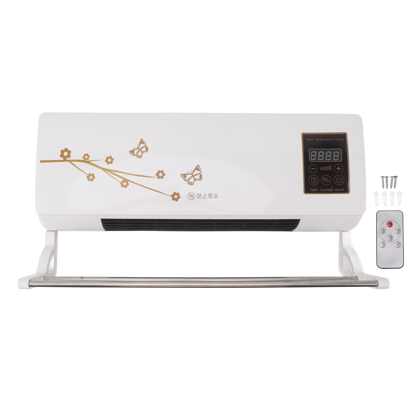 Condicionadores de ar de quarto Condicionador de ar Condicionador de ar de parede Condicionador de ar e aquecedor para quarto sala de estar plugue dos EUA 110V