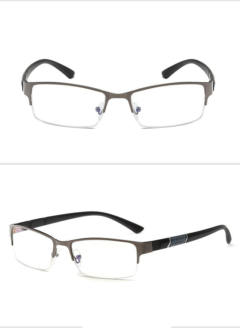 New Half Metal Frame Nearsighted Glasses Unisex Prescription Myopia 0 -0.5 -1 -1.5 -2 -2.5 -3 -4 -5 -6 Unisex óculos de leitura