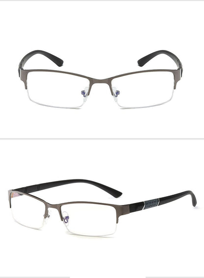 New Half Metal Frame Nearsighted Glasses Unisex Prescription Myopia 0 -0.5 -1 -1.5 -2 -2.5 -3 -4 -5 -6 Unisex óculos de leitura