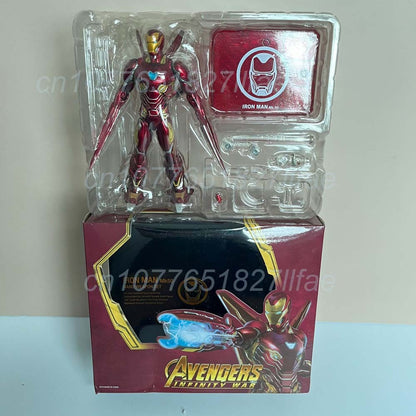 Iron Man Avengers MK85 Ironman MK50 Mark50 Nano Armor Luxury Set with Weapon Action Figure Model Toys Joint Movable Doll Gift ?