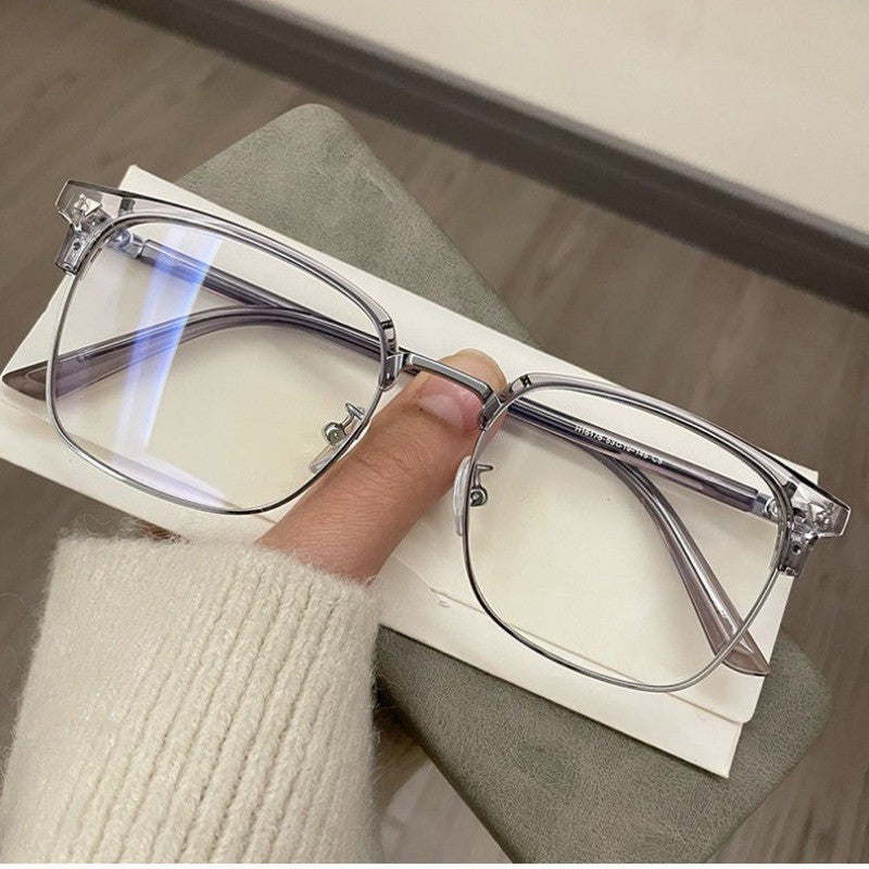 Metal Frame Myopia Glasses Men Women Blue Light Blocking Computer Eyewear Unisex Near Sight Eyeglasses Diopter 0 To -4.0 ????