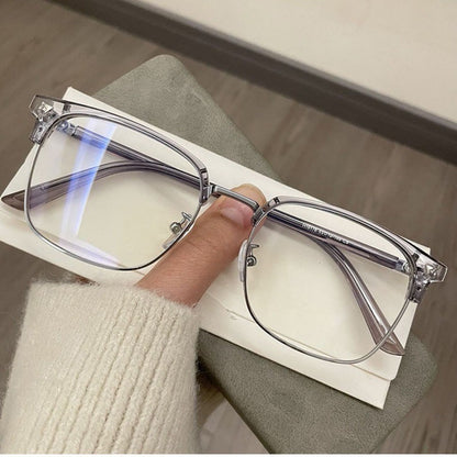 Metal Frame Myopia Glasses Men Women Blue Light Blocking Computer Eyewear Unisex Near Sight Eyeglasses Diopter 0 To -4.0 ????