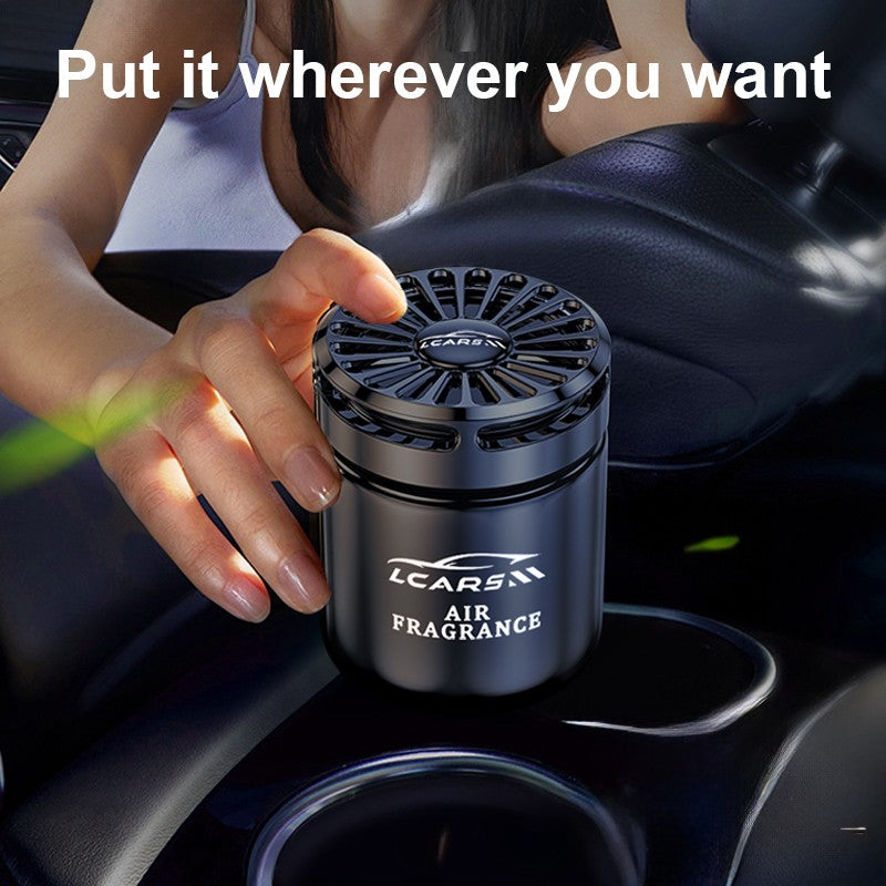 Car Aromatherapy Black Glass Bottle Balm Long Lasting Eau de Toilette Car Fragrance Solid Fragrance Decoration