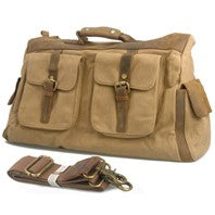 WaterProof Waxed Canvas Leather Men Travel Bag Hand Luggage Bag Carry On Large tote Vintage Men Duffle Weekend Bag big Overnight