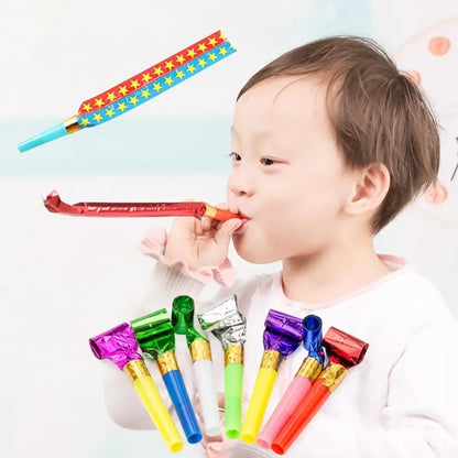 5~100pcs Blowing Telescopic Whistle Party Noise Generator Plastics Party Entertainment Cheering Props Festival Gift Pinata TMZ
