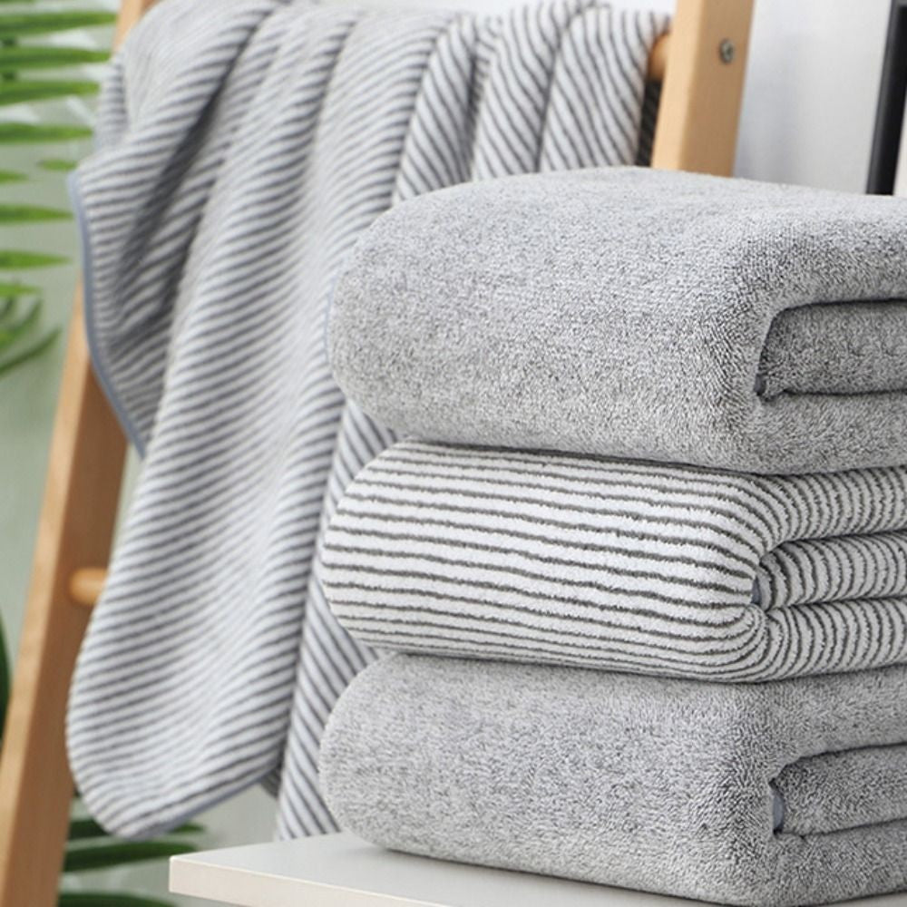 Multipurpose Absorbent Bath Towel Thickened Soft Sports Shower Towel Skin-friendly Japanese Style Beach Towel Gym