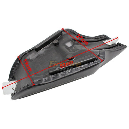 Banco de Couro PU para Motocicleta, Assento Dianteiro e Traseiro para Piloto e Passageiro Harley Sportster XL iron 883 1200 48 Forty-eight 2004-2016