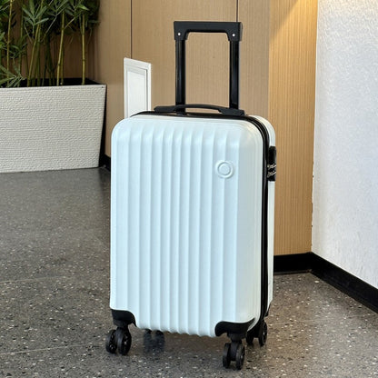 Mala Nova de 20 Polegadas, Bagagem de Mão (Carry-On), Material Rígido (Hard Shell) de PC Espessado, Resistência à Compressão de Alta Força, Adequado para Homens e Mulheres