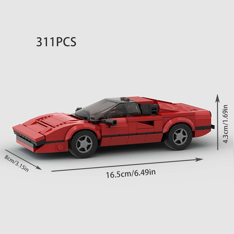 MOC Carro Esportivo de Corrida Veículo Cidade Speed Racer Modelo Técnico Blocos de Construção Tijolos Supercarro F1 Brinquedos Infantis Presentes para Meninos NSX