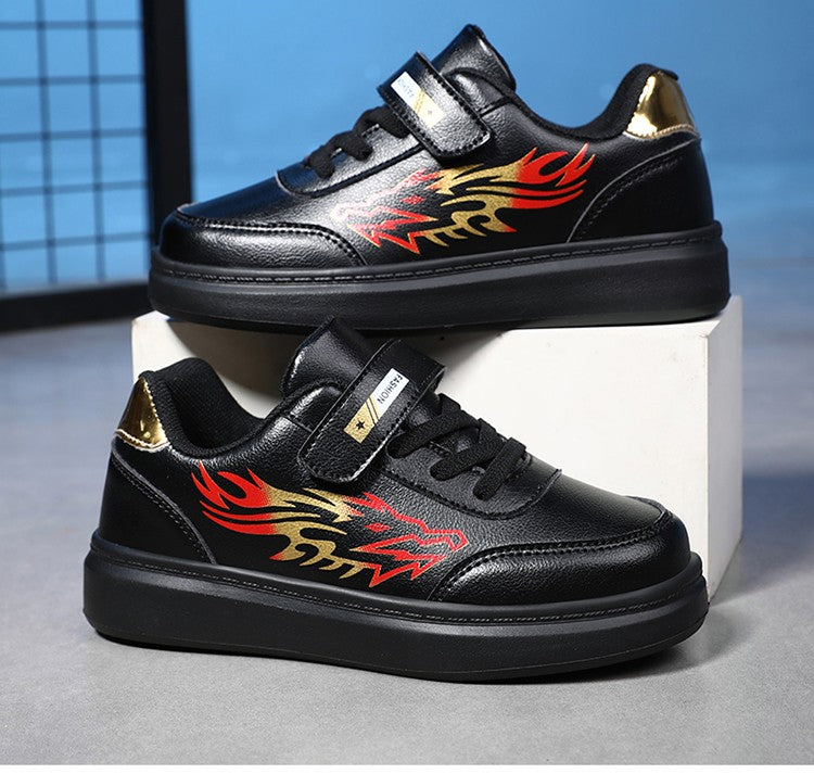 Children's Sports Shoes Boys Casual Running Sneakers Breathable Non-Slip Flat Walking Shoes Fashion Kids Athletic Footwear