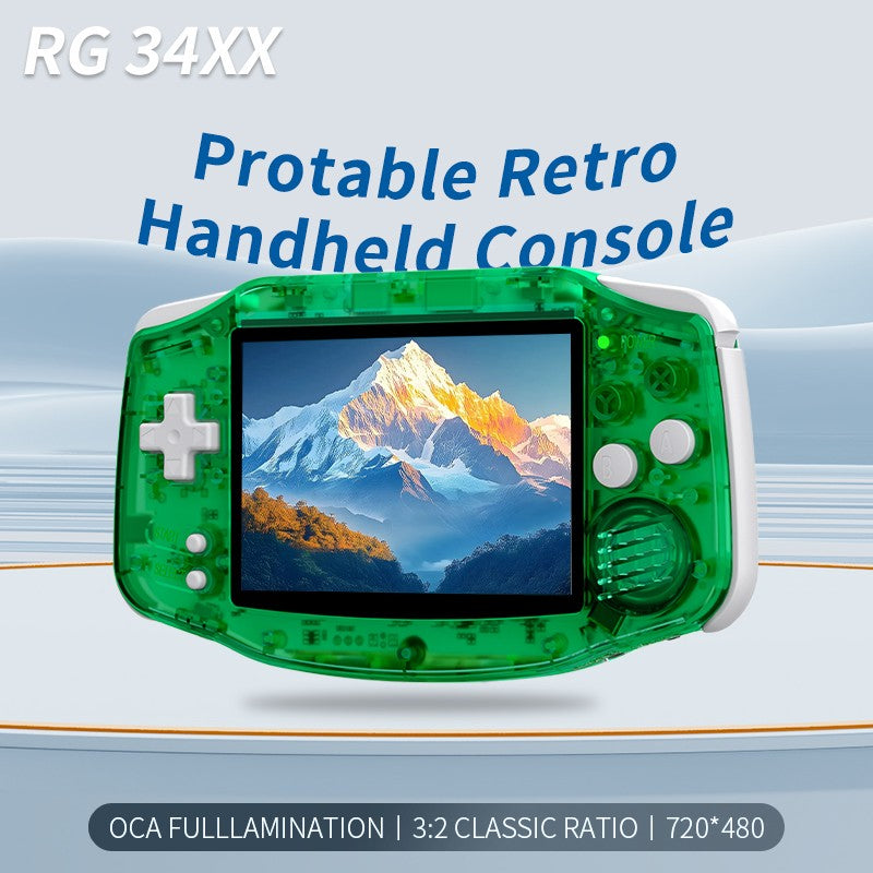 Anbernic RG34XX Handheld Game Console 3.4 inch IPS 720*480 Screen Linux System HDMI Compatible 3500 mAh Video Game Console