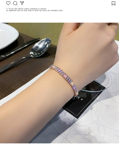 Pulseira de aço inoxidável cheia de strass para mulheres 2022, nova, designer, luxuosa, brilhante, zircônia, ajustável, joia, presente