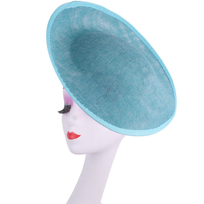 30CM Round Fascinator Base Make Millinery Cap Fabric Supplies DIY Hair Accessories For Women Wedding Fascinator Hat Formal Event
