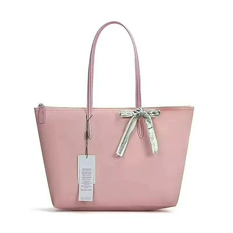 Bolsa tote de crocodilo francesa, bolsa de crocodilo de comércio exterior, sacola de compras, bolsa de ombro para estudante, bolsa para ir à aula
