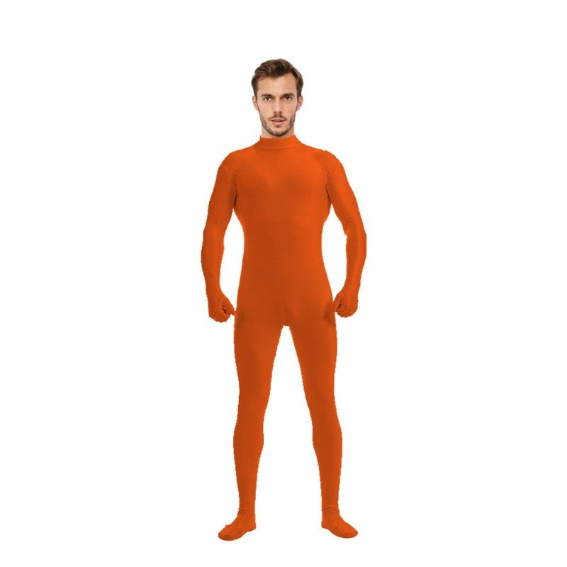 Adult Spandex Full Body Skin Tight Jumpsuit Zentai Suit Bodysuit Halloween Costume Women Men Dance Unitard Party Dancewear