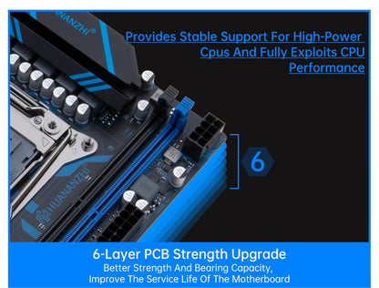 HUANANZHI QD4 LGA 2011-3 Motherboard support XEON E5 2620 2640 2660 2666 2667 2670 2680 2696 V3 V4 DDR3 RECC NON-ECC RAM NVMe