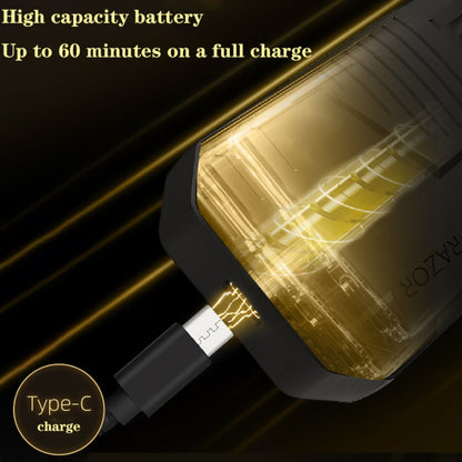 VGR Electric Shaver Professional Beard Trimmer Rechargeable Razors Foil Shaver Reciprocating Mini Shaving Machine for Man V-375