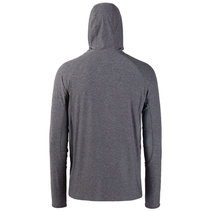 Camisa de Pesca Masculina Bassdash UPF 50+ de Manga Longa com Máscara e Capuz Protetor de Pescoço UV para Manter a Cabeça e o Rosto Aquecidos em Atividades ao Ar Livre, Caminhada e Corrida