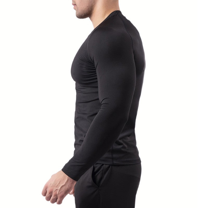 Graphic Compression Shirts for Men Athletic Quick Dry Rash Guard Stretchy Baselayers Undershirts Gym Workout Running Tshirt Tops