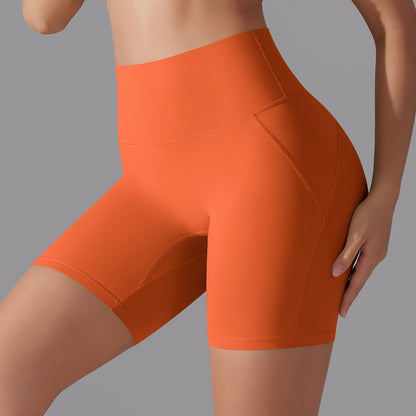 Yoga Shorts Women Fitness Shorts Running Cycling Shorts Breathable Sports Leggings High Waist Summer Workout Gym Shorts