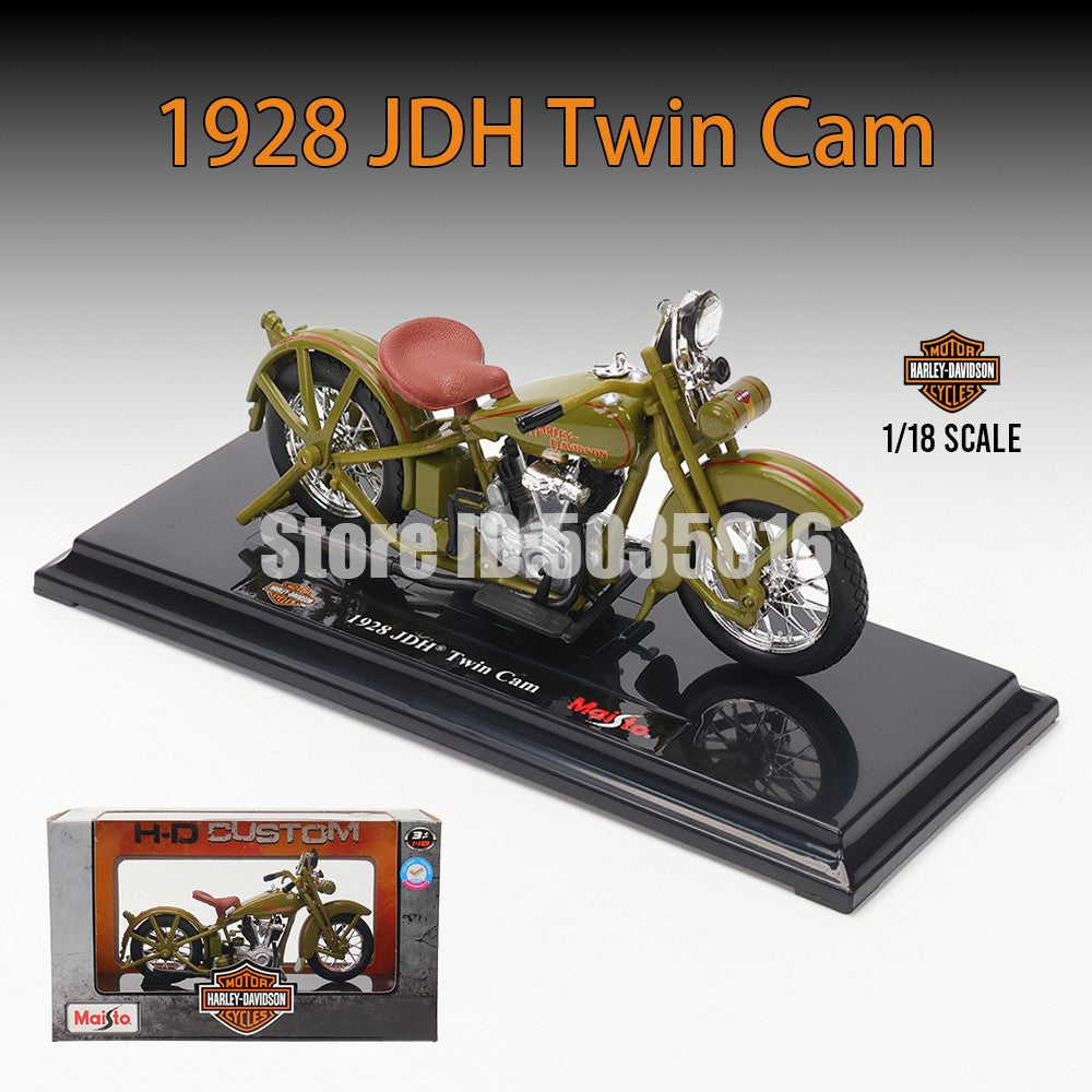 Maisto 1:18 Harley-Davidson Motorcycle 2022 Road King Fat Bob 114 Pan America 1250 Alloy Motorcycle Model Toy Car Collection